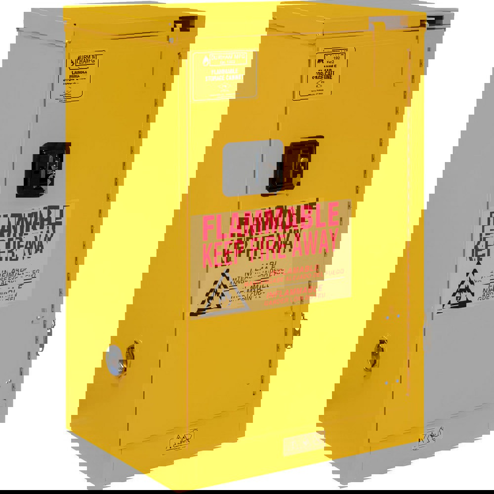 Safety Cabinets; Door Type: Self Closing ; Mount Type: Benchtop ; Hazardous Chemical Type: Non-Combustible ; Cabinet Style: Standard; Double Wall ; Adjustable Shelves: Yes ; Shelf Depth (Fractional Inch): 13-5/8