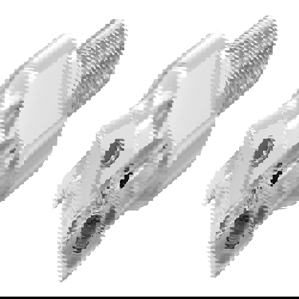 Indexable High-Feed End Mills; Minimum Cutting Diameter (mm): 17.00 ; Maximum Cutting Diameter (mm): 40.00 ; Maximum Depth of Cut (mm): 10.00 ; Toolholder Style: R217.21 ; Shank Type: Modular ; Maximum Ramping Angle: 2.9
