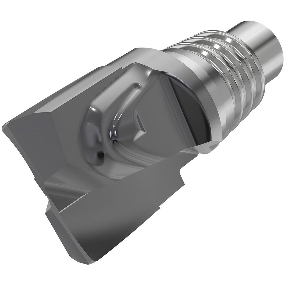 Corner Radius & Corner Chamfer End Mill Heads; Mill Diameter (mm): 10.00 ; Length of Cut (mm): 8.0000 ; Number Of Flutes: 2 ; Overall Length (mm): 22.9000 ; Corner Radius (mm): 0.50 ; Coating/Finish: SIRON-A