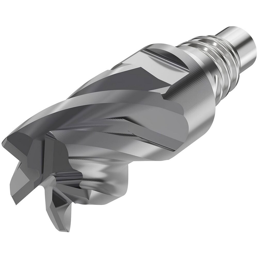 Corner Radius & Corner Chamfer End Mill Heads; Mill Diameter (mm): 20.00 ; Length of Cut (mm): 24.0000 ; Number Of Flutes: 5 ; Overall Length (mm): 53.8000 ; Corner Radius (mm): 1.00 ; Coating/Finish: SIRON-A