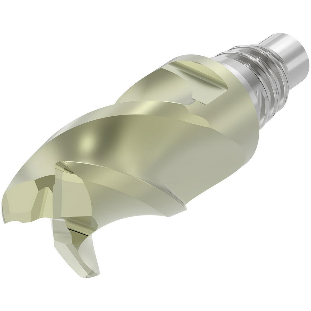 Corner Radius & Corner Chamfer End Mill Heads; Mill Diameter (mm): 16.00 ; Length of Cut (mm): 19.2000 ; Number Of Flutes: 3 ; Overall Length (mm): 46.2000 ; Corner Radius (mm): 1.00 ; Coating/Finish: AXT