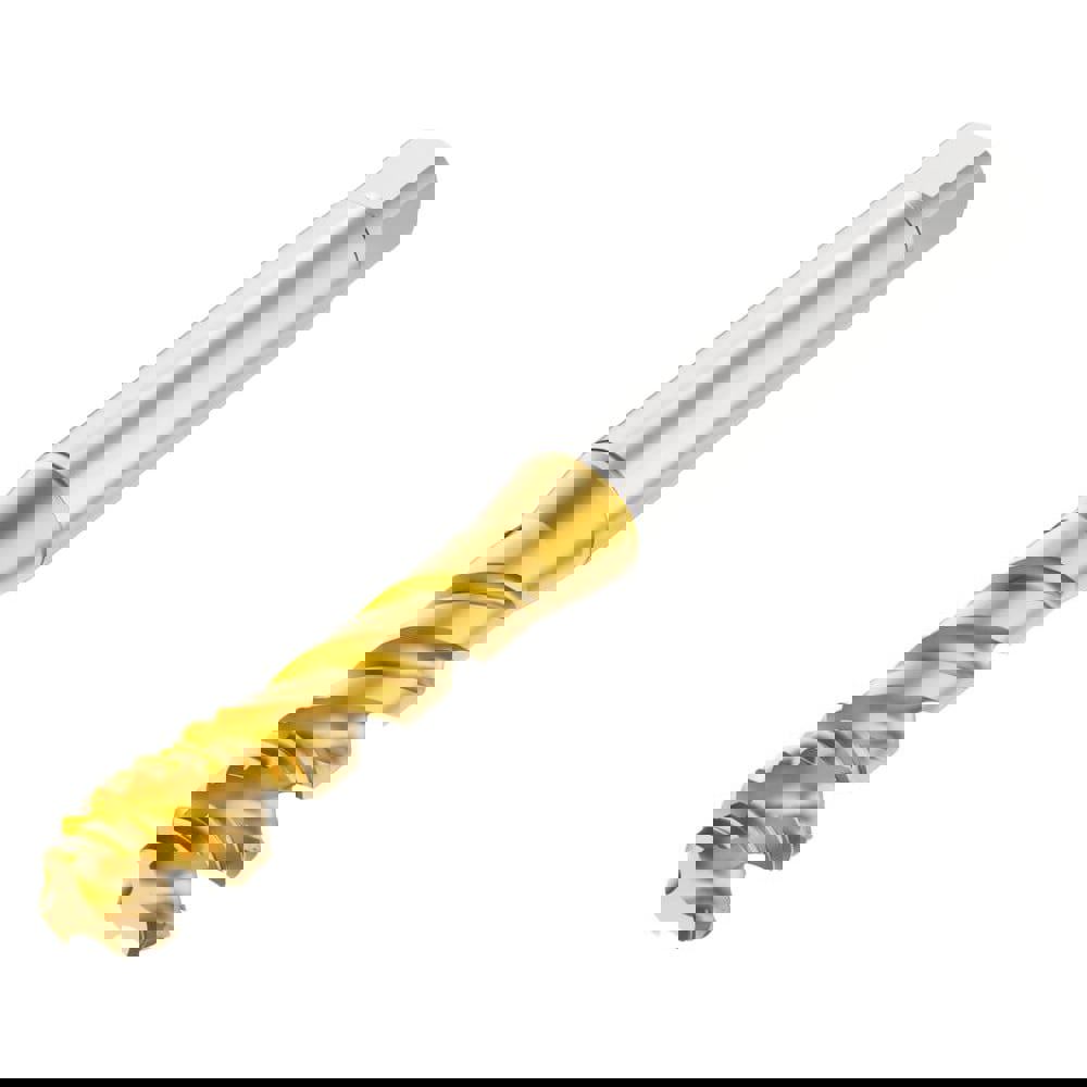 Spiral Flute Taps; Thread Size (mm): MF10x1 ; Thread Standard: Metric Fine ; Chamfer: Modified Bottoming ; Material: HSS-E ; Class Of Fit: 6H ; Coating/Finish: TN
