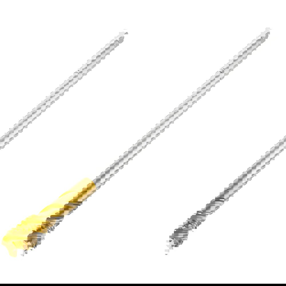 Spiral Flute Taps; Thread Size (mm): M16 ; Thread Standard: Metric ; Chamfer: Modified Bottoming ; Material: HSS-E ; Class Of Fit: 6H ; Coating/Finish: TN