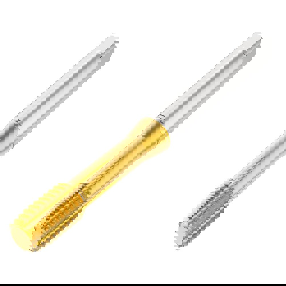 Thread Forming Tap: 3/8-24 UNF, 2BX Class of Fit, Modified Bottoming, HSS-E, TN Coated