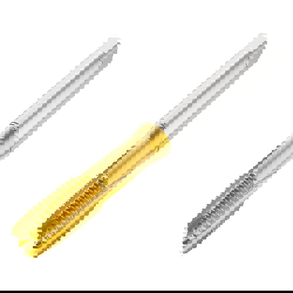 Straight Flute Taps; Tap Type: Machine ; Overall Length (mm): 101.8000 ; Thread Size (mm): M10 ; Thread Standard: Metric ; Chamfer: Modified Bottoming ; Material: HSS-E