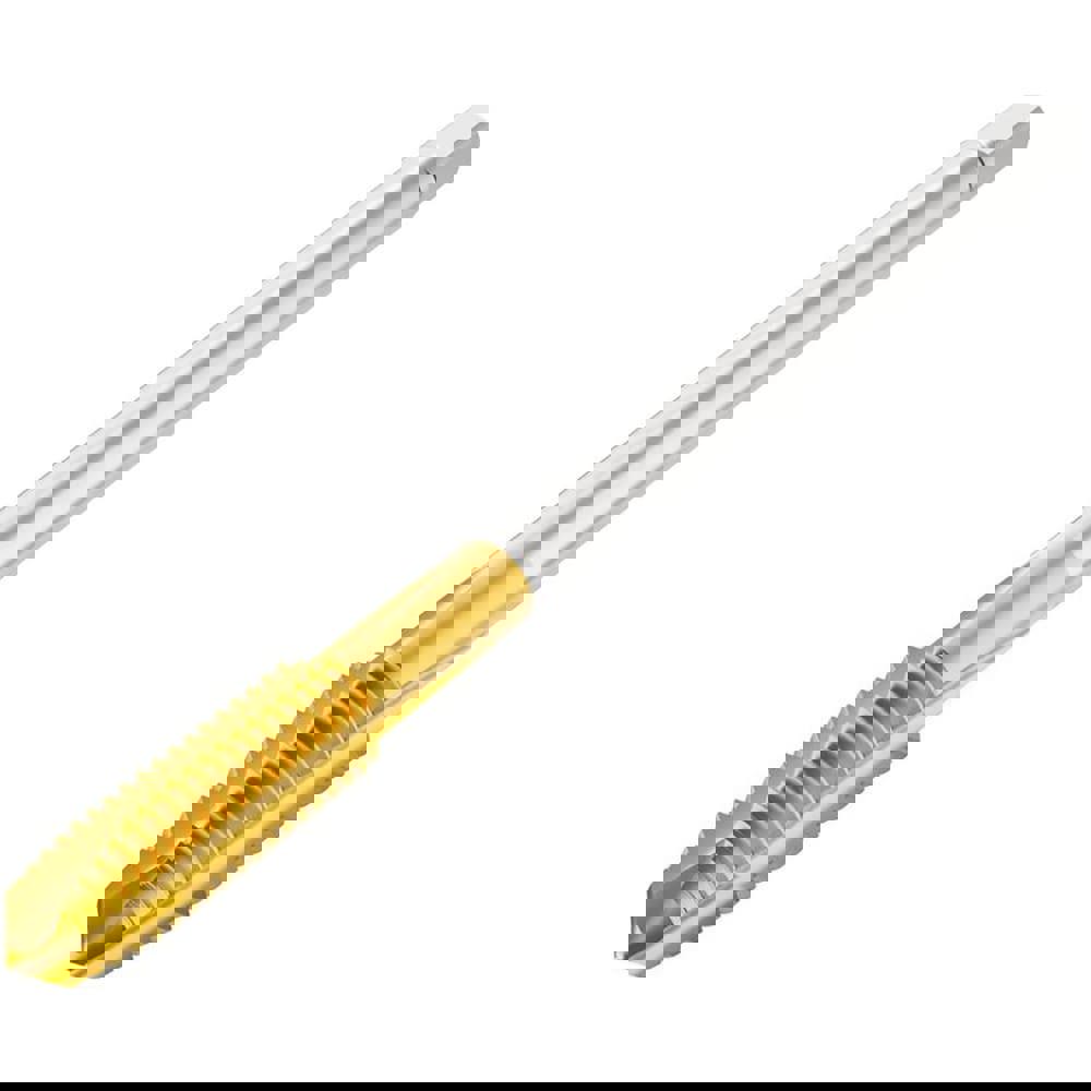 Straight Flute Taps; Tap Type: Machine ; Overall Length (mm): 82.4000 ; Thread Size (mm): M6 ; Thread Standard: Metric ; Chamfer: Modified Bottoming ; Material: HSS-E