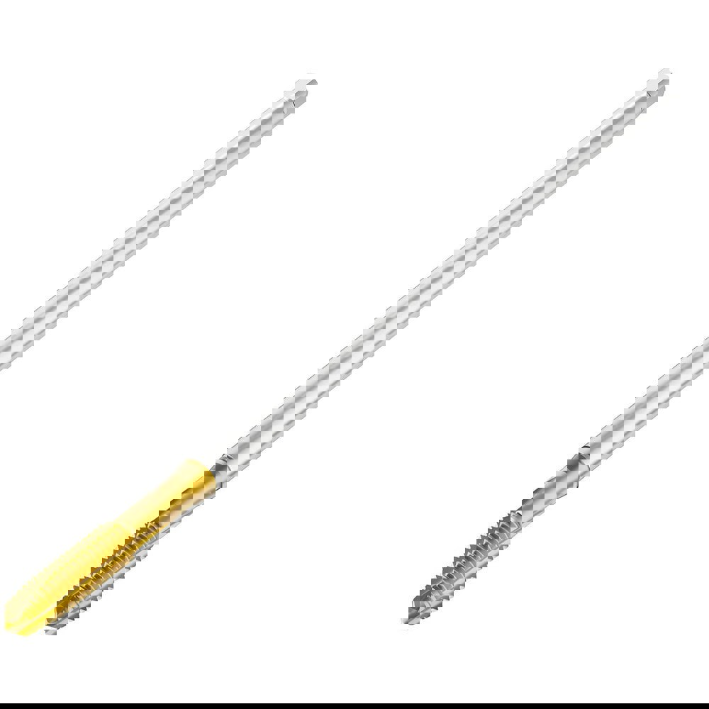 Straight Flute Taps; Tap Type: Machine ; Overall Length (mm): 101.2000 ; Thread Size (mm): M3 ; Thread Standard: Metric ; Chamfer: Modified Bottoming ; Material: HSS-E