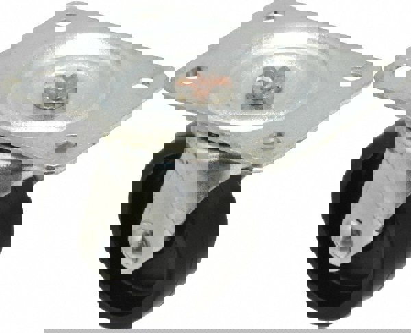 Swivel Top Plate Caster: Polyolefin, 2-1/2