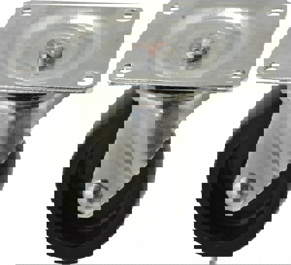Swivel Top Plate Caster: Polypropylene, 3