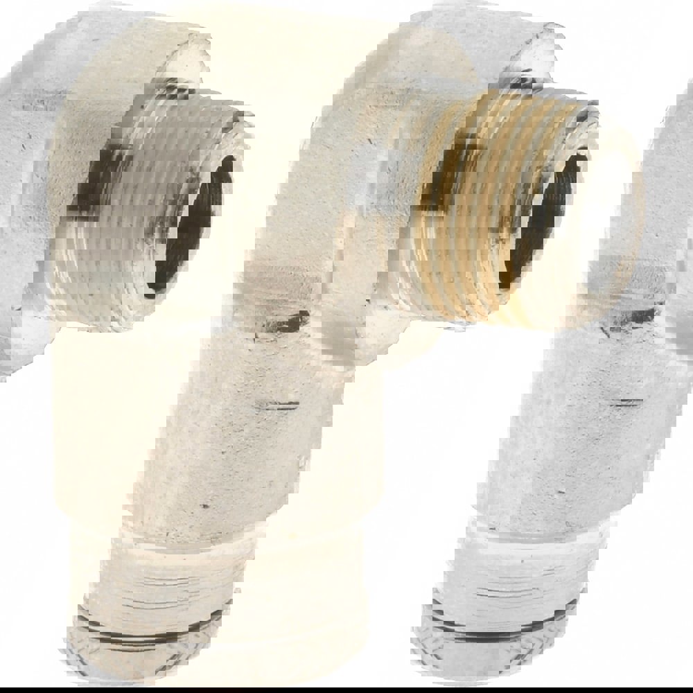 Push-To-Connect Tube to Male & Tube to Male BSPT Tube Fitting: Elbow Adapter, 1/8