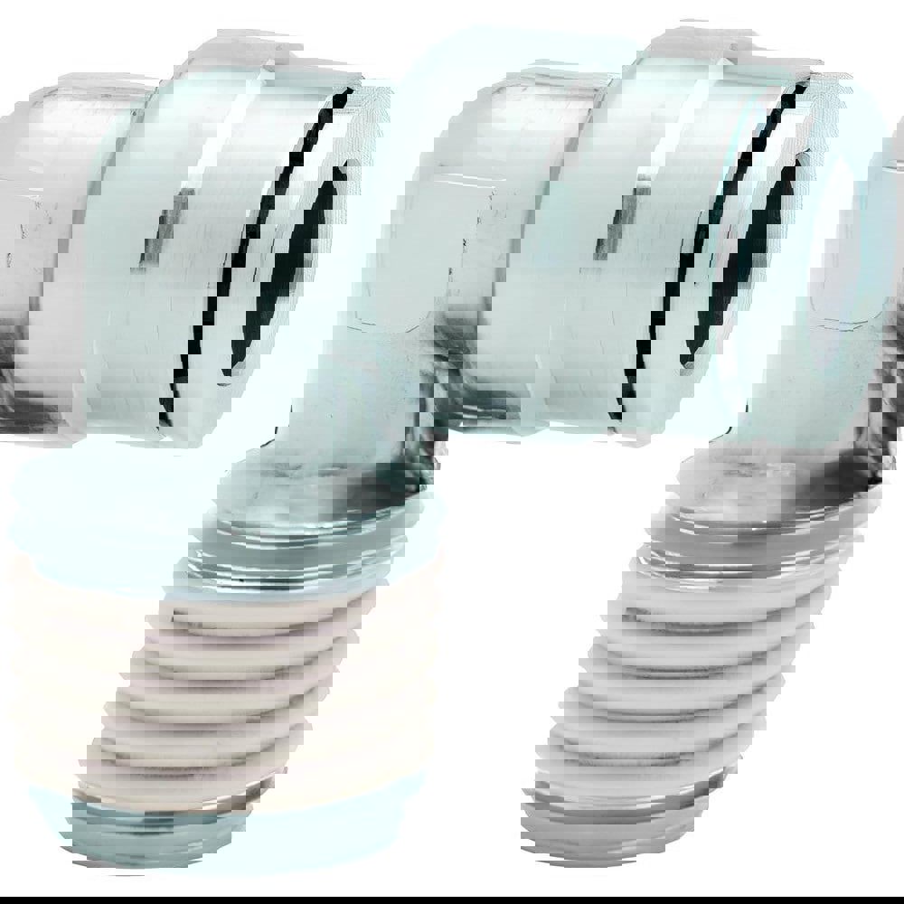 Push-To-Connect Tube to Male & Tube to Male BSPT Tube Fitting: Elbow Adapter, 1/4