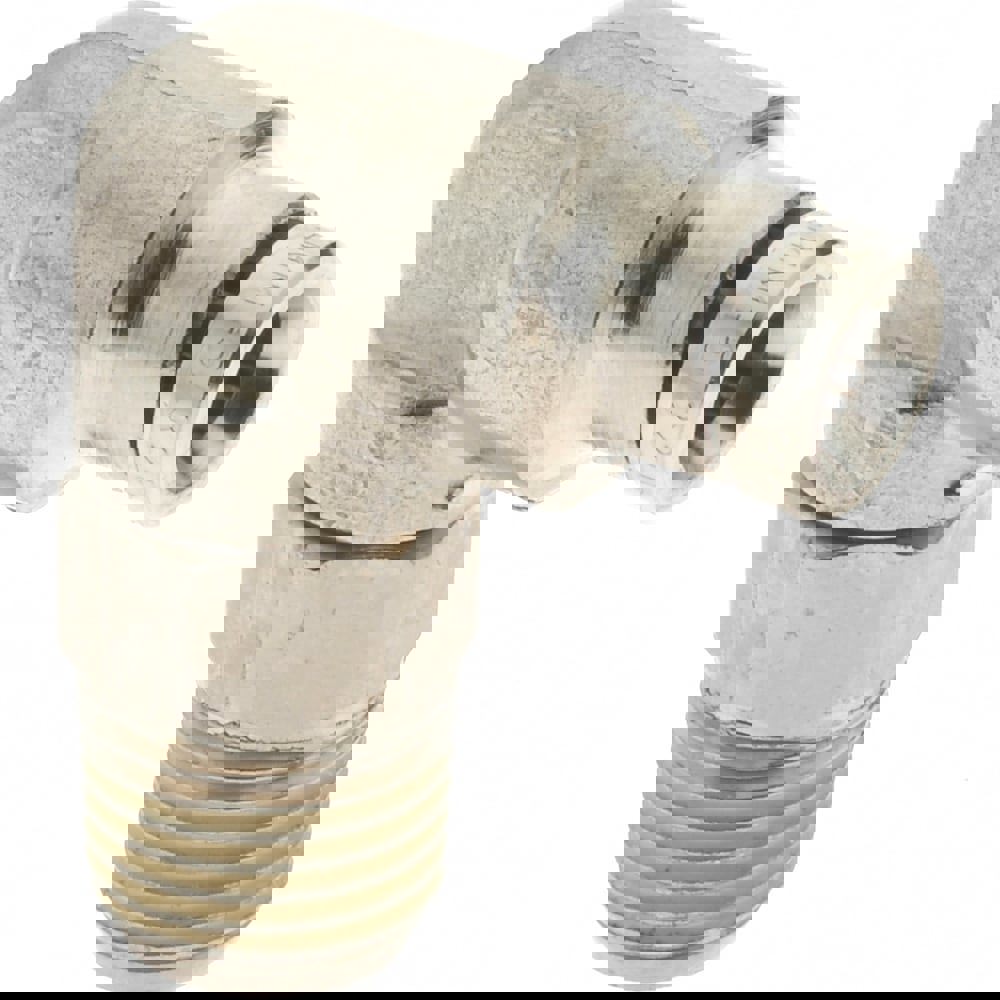 Push-To-Connect Tube to Male & Tube to Male BSPT Tube Fitting: 90 &deg; Swivel Elbow Adapter, 1/8