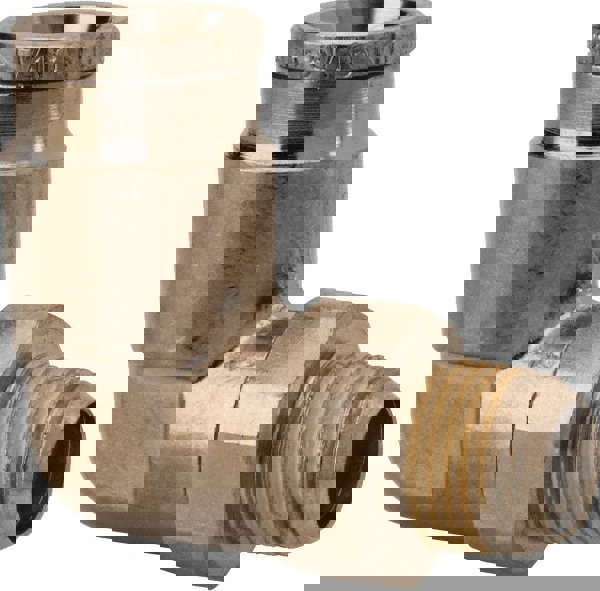 Push-To-Connect Tube to Male & Tube to Male BSPT Tube Fitting: 90 &deg; Swivel Elbow Adapter, 1/8