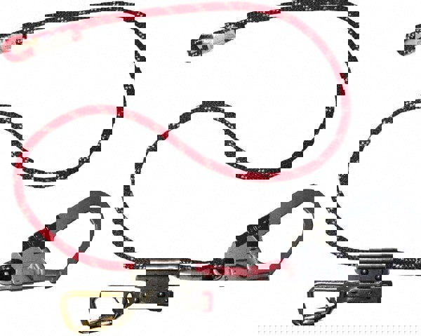 Lanyards & Lifelines; Load Capacity: 310lb ; Type: Positioning & Restraint Lanyard ; Anchorage End Connection: Locking Rebar Hook ; Harness Connection: Carabiner ; For Arc Flash Work: No ; Material: Braided Nylon