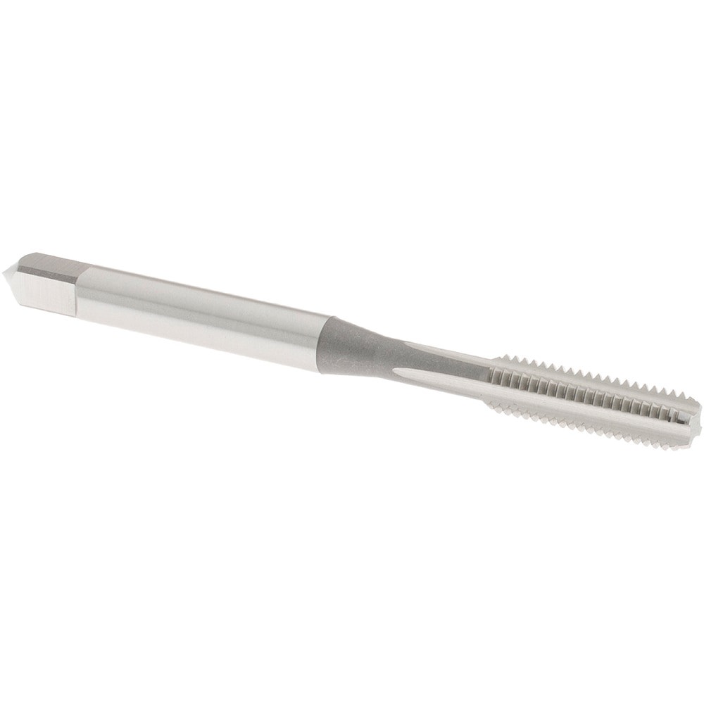 Straight Flute Tap: #10-32 UNF, 4 Flute, Bottoming Chamfer, 3B Class of Fit, High-Speed Steel, Bright/Uncoated Finish
