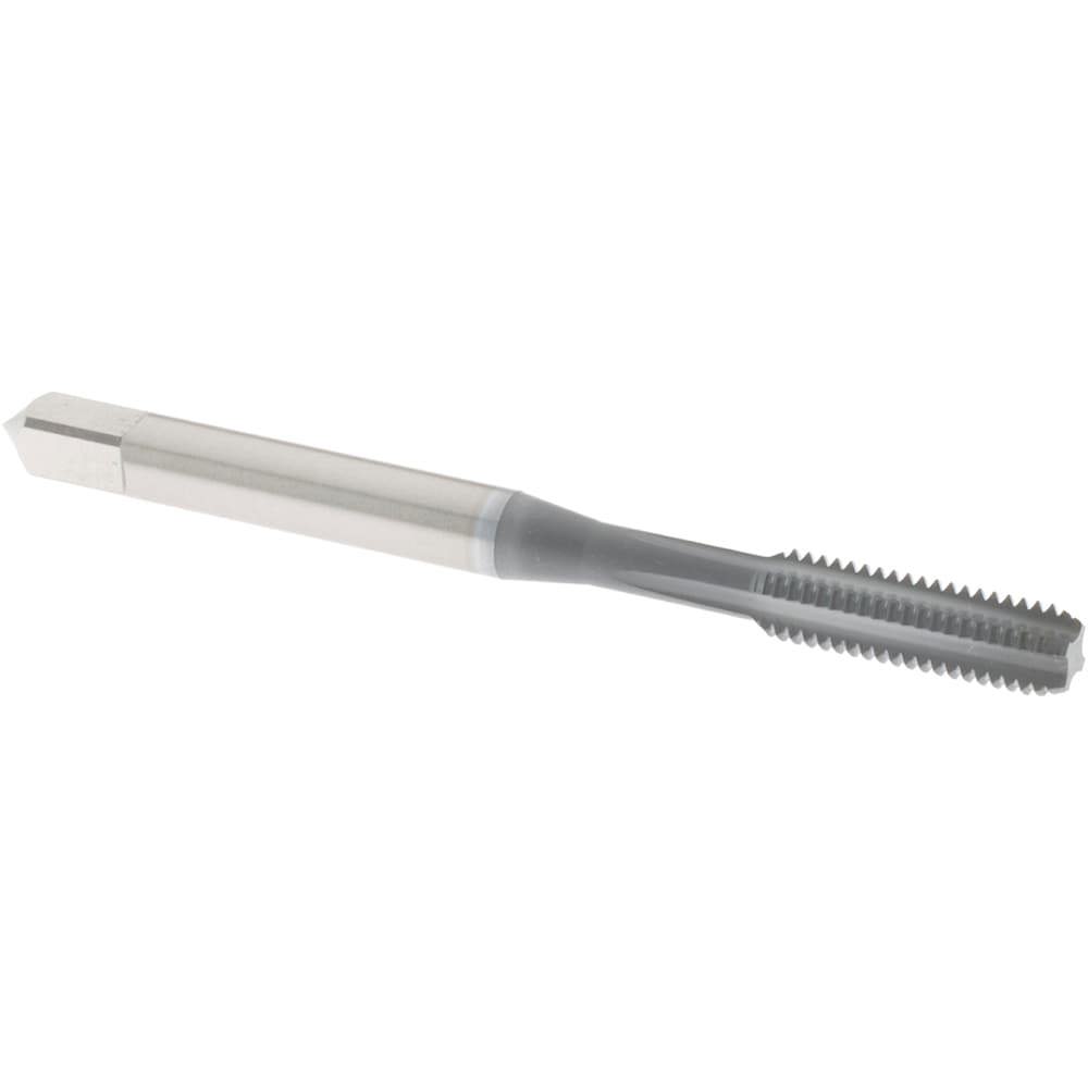 Straight Flute Tap: #10-32 UNF, 4 Flute, Bottoming Chamfer, 3B Class of Fit, High-Speed Steel
