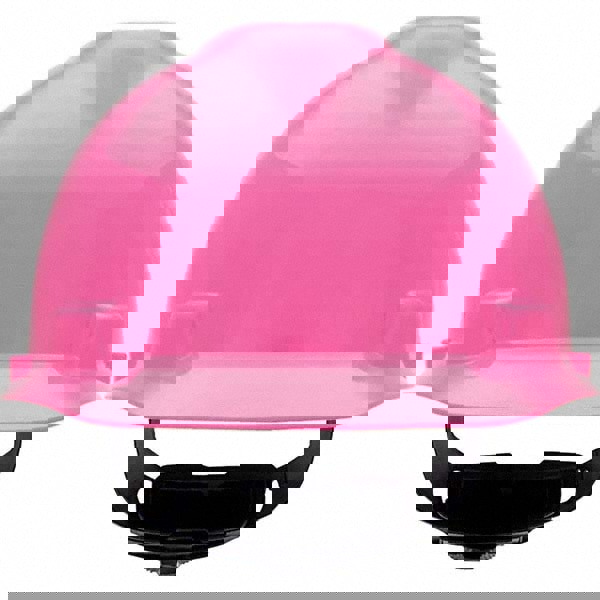 Hard Hat: Impact Resistant, V-Gard Slotted Cap, Type 1, Class E, 4-Point Suspension