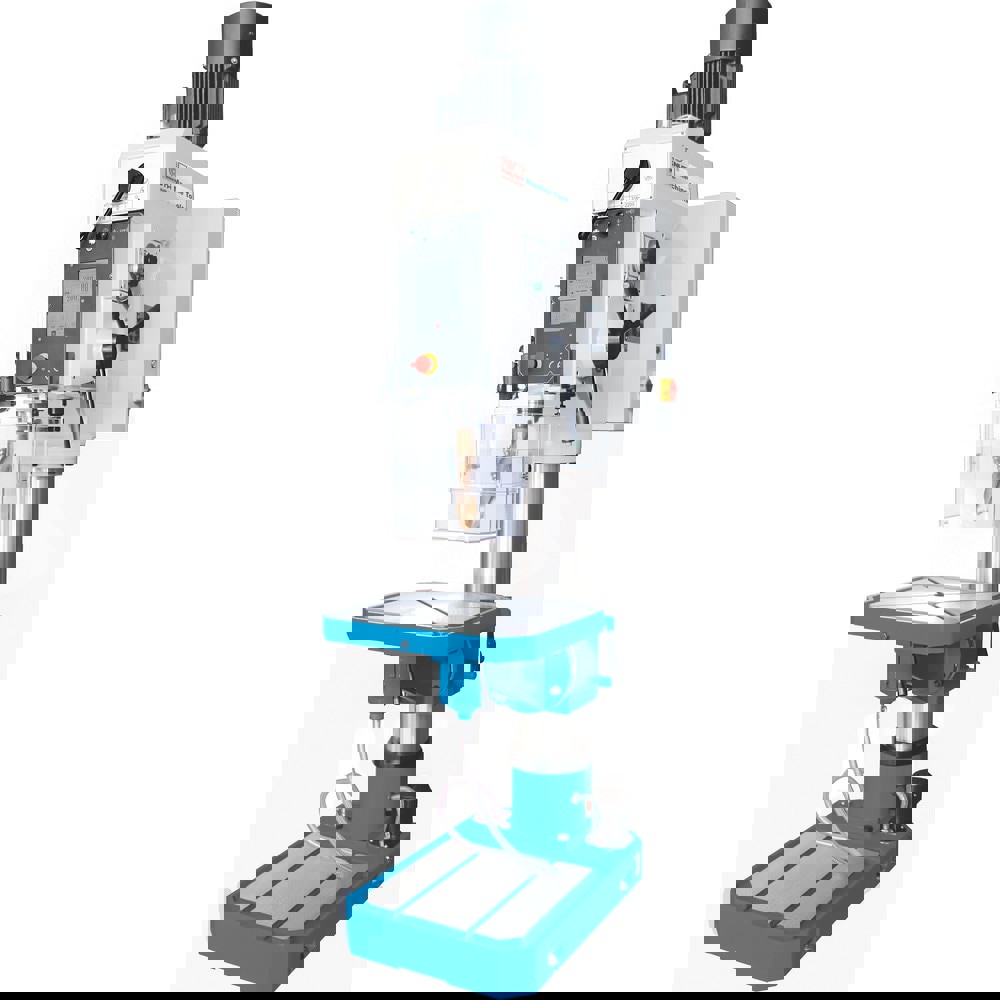 Floor & Bench Drill Presses; Drive Type: Geared Head ; Swing Distance (Inch): 28 ; Spindle Speed Control: Variable ; Phase: Three ; Spindle Taper Size: 4MT ; Minimum Spindle Speed (RPM): 50