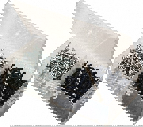 200 Piece, #10 to 12 Screw, Plastic & Steel Hex Drive Anchor Assortment