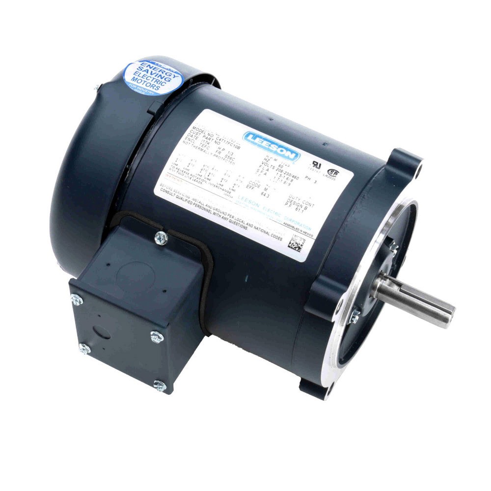 Squirrel Cage Induction Run AC Motor: TEFC Enclosure