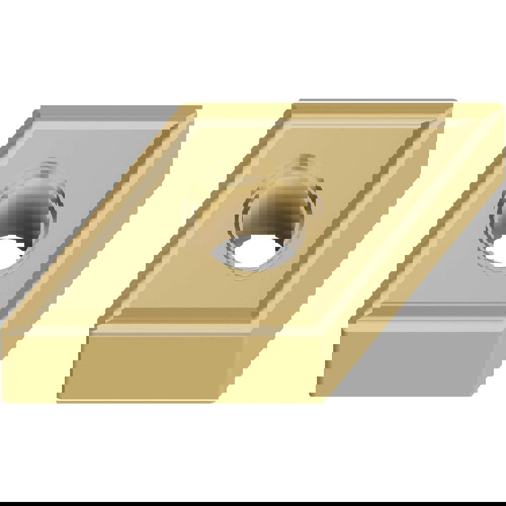 Turning Inserts; Insert Style: DNMG ; Insert Shape: Rhombic 55 ; Included Angle: 55.00 ; Inscribed Circle (Inch): 1/2 ; Inscribed Circle (Decimal Inch): 0.5000 ; Inscribed Circle (mm): 12.70