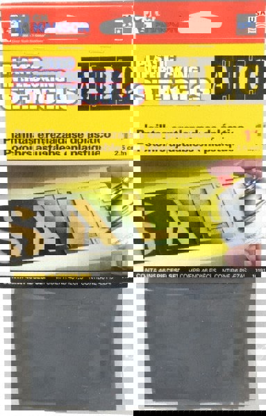 1 Inch Characters, PVC Plastic Stencil Set