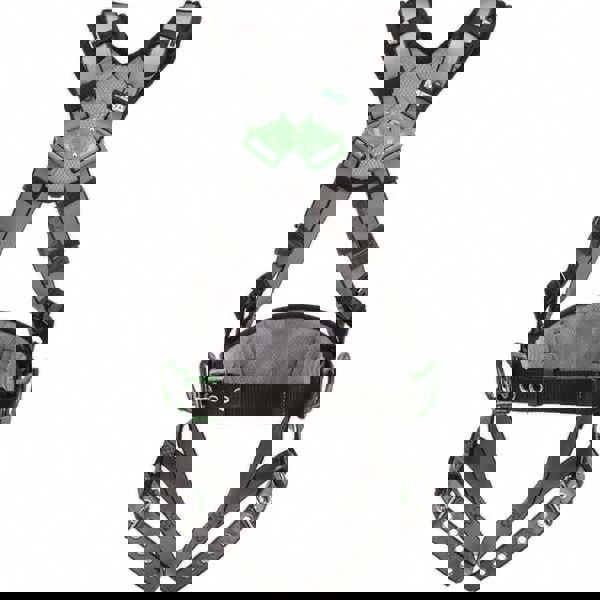 Fall Protection Harnesses: 400 Lb, Vest Style, Size X-Large, Polyester