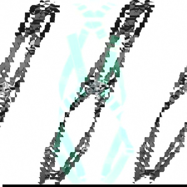 Fall Protection Harnesses: 400 Lb, Vest Style, Size 2X-Large, Polyester