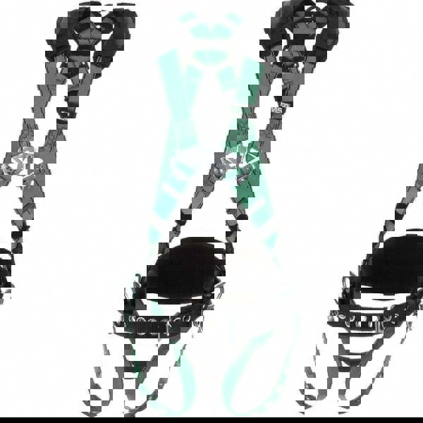 Fall Protection Harnesses: 400 Lb, Vest Style, Size 2X-Large, Polyester, Back & Hips