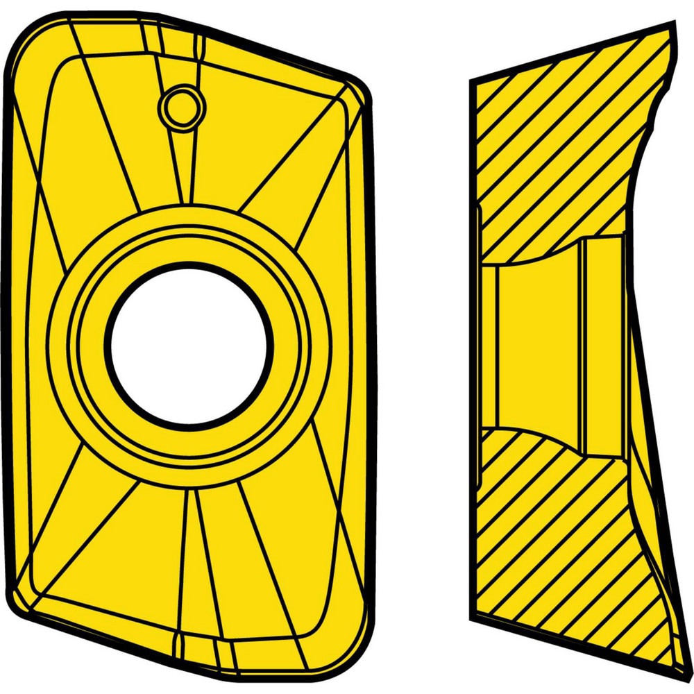 Milling Inserts; Insert Style: XOMX ; Insert Size: 16 ; Insert Material: Carbide ; Insert Shape: Parallelogram ; Manufacturer Grade: MP3501 ; Corner Radius (Decimal Inch): 0.0315