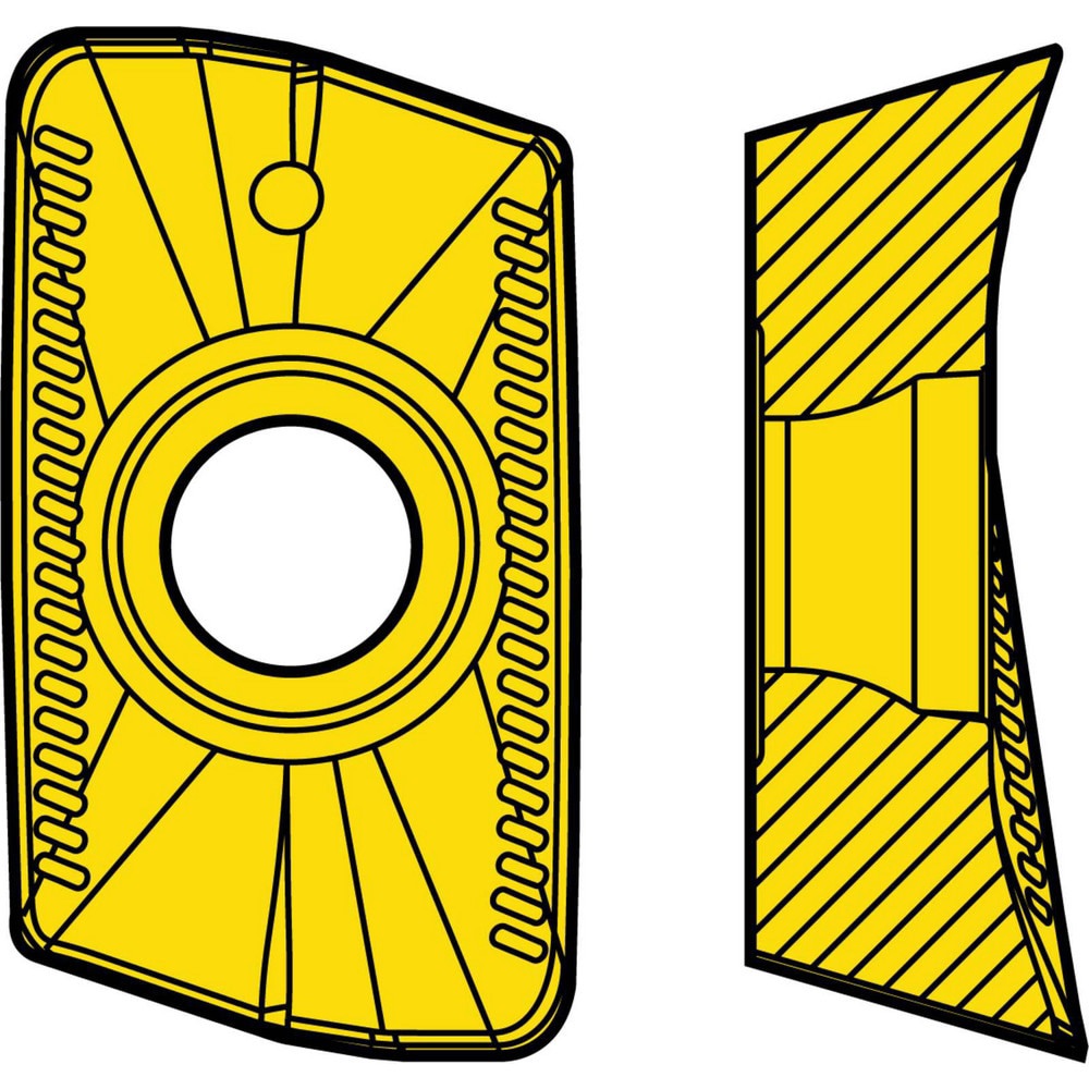 Milling Inserts; Insert Style: XOMX ; Insert Size: 16 ; Insert Material: Carbide ; Insert Shape: Parallelogram ; Manufacturer Grade: MP3501 ; Corner Radius (Decimal Inch): 0.0315
