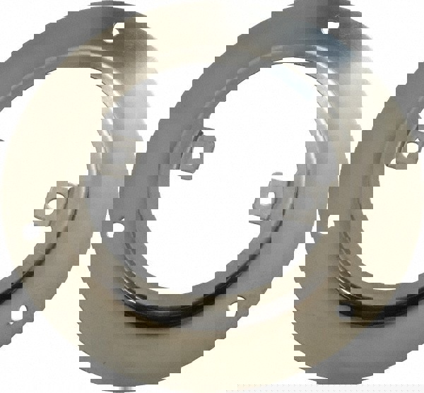 1/4 Thread, 3-1/2 Dial Diameter, Stainless Steel Case Material, Wall Flange Pressure Gauge Mounting Kit