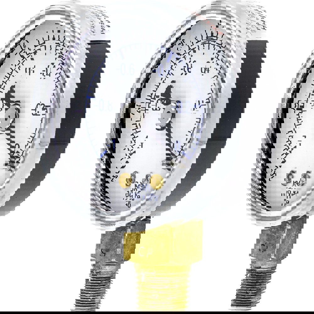 Pressure Gauges; Gauge Type: Utility Gauge ; Scale Type: Dual ; Accuracy (%): 3-2-3% ; Dial Type: Analog ; Thread Type: NPT ; Bourdon Tube Material: Bronze
