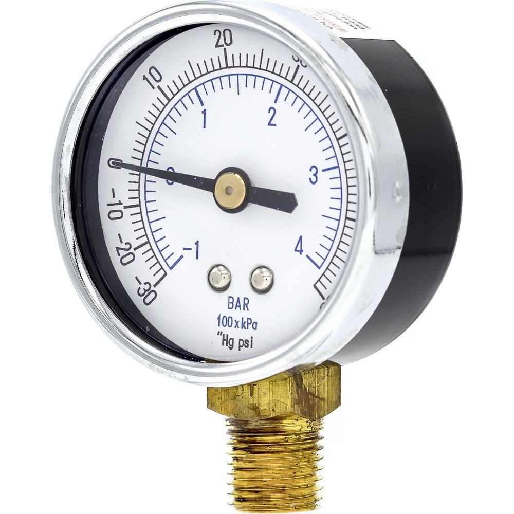Pressure Gauges; Gauge Type: Utility Gauge ; Scale Type: Dual ; Accuracy (%): 3-2-3% ; Dial Type: Analog ; Thread Type: 1/4