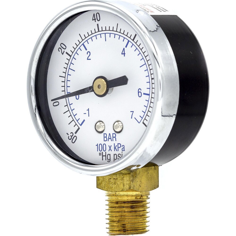 Pressure Gauges; Gauge Type: Utility Gauge ; Scale Type: Dual ; Accuracy (%): 3-2-3% ; Dial Type: Analog ; Thread Type: 1/4