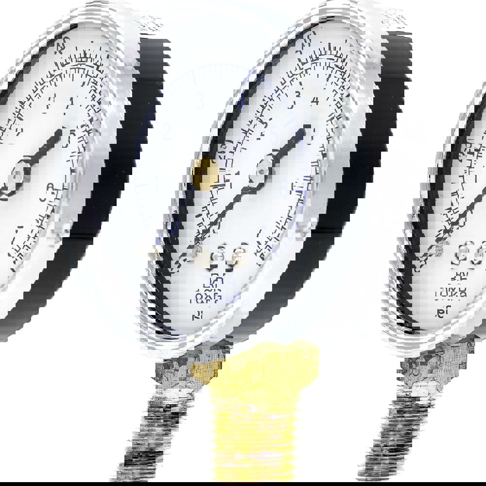 Pressure Gauges; Gauge Type: Utility Gauge ; Scale Type: Dual ; Accuracy (%): 3-2-3% ; Dial Type: Analog ; Thread Type: 1/4