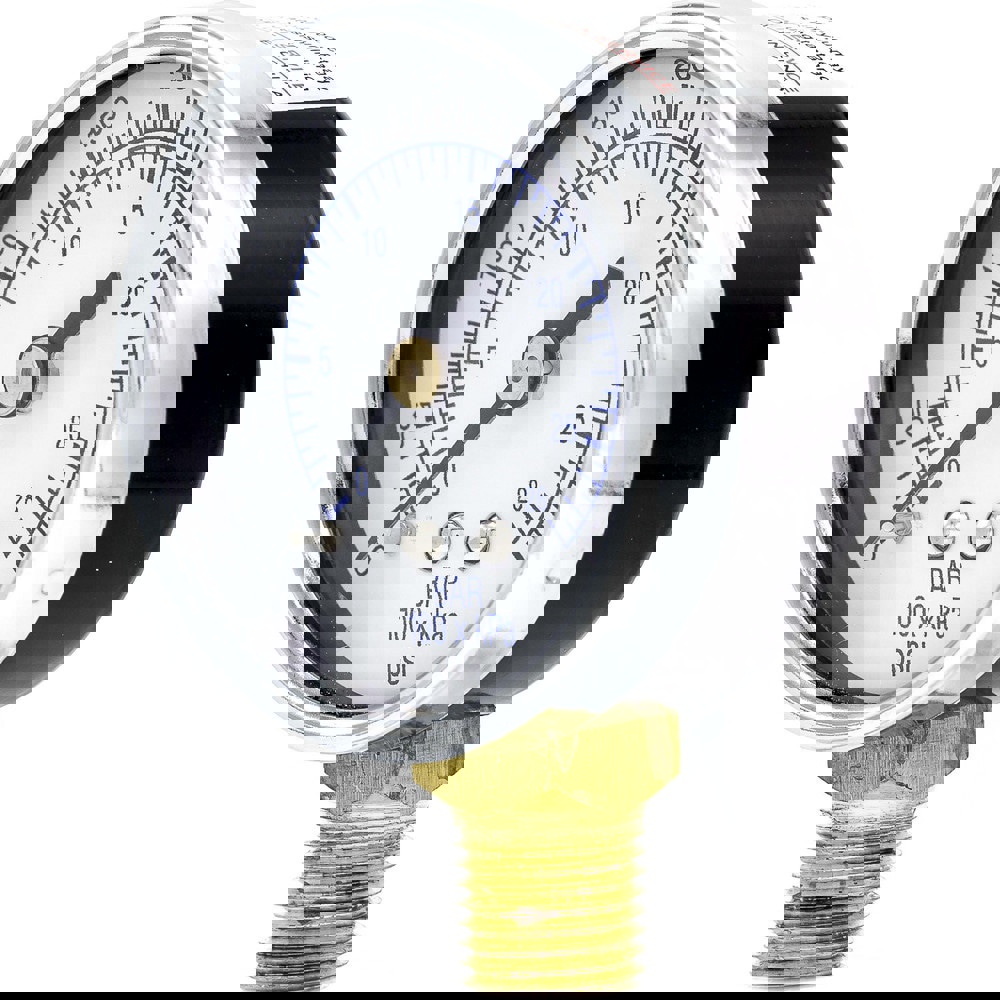 Pressure Gauges; Gauge Type: Utility Gauge ; Scale Type: Dual ; Accuracy (%): 3-2-3% ; Dial Type: Analog ; Thread Type: 1/4
