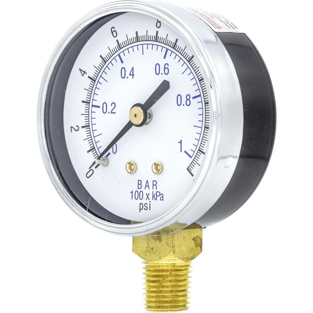 Pressure Gauges; Gauge Type: Utility Gauge ; Scale Type: Dual ; Accuracy (%): 3-2-3% ; Dial Type: Analog ; Thread Type: 1/4