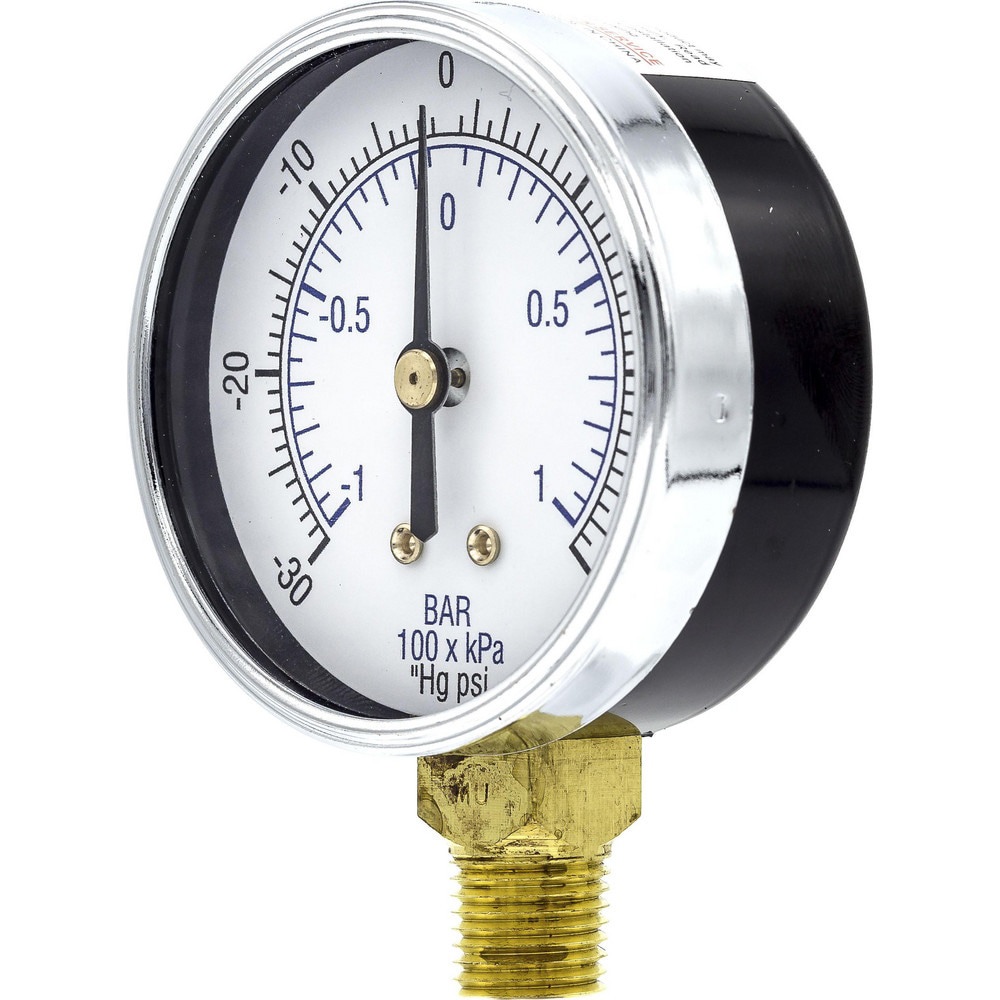 Pressure Gauges; Gauge Type: Utility Gauge ; Scale Type: Dual ; Accuracy (%): 3-2-3% ; Dial Type: Analog ; Thread Type: 1/4