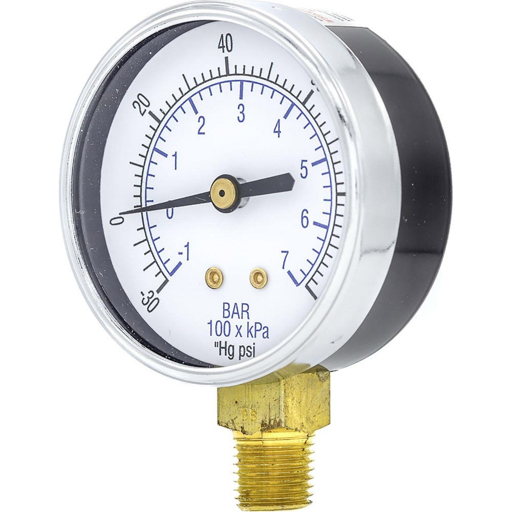 Pressure Gauges; Gauge Type: Utility Gauge ; Scale Type: Dual ; Accuracy (%): 3-2-3% ; Dial Type: Analog ; Thread Type: 1/4