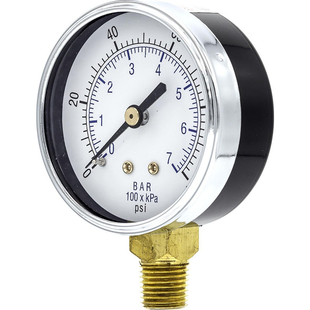 Pressure Gauges; Gauge Type: Utility Gauge ; Scale Type: Dual ; Accuracy (%): 3-2-3% ; Dial Type: Analog ; Thread Type: 1/4