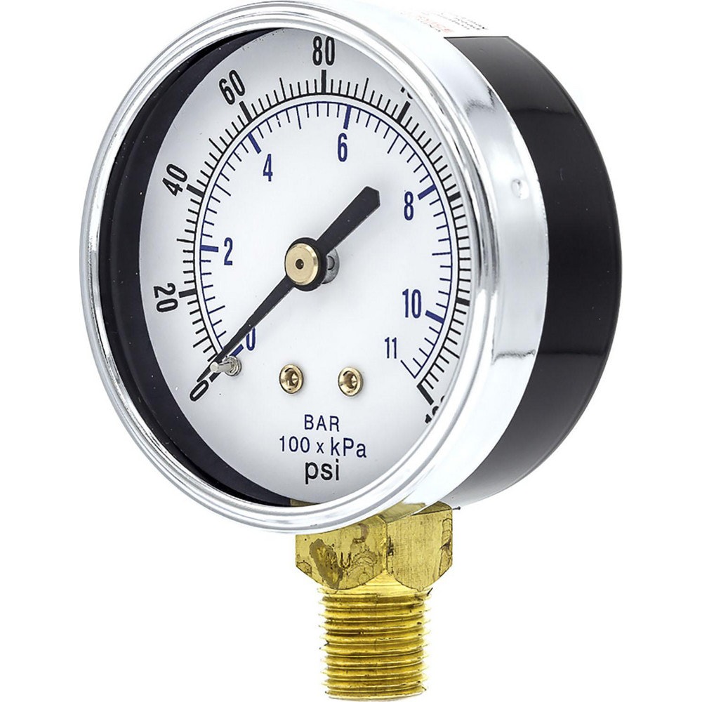 Pressure Gauges; Gauge Type: Utility Gauge ; Scale Type: Dual ; Accuracy (%): 3-2-3% ; Dial Type: Analog ; Thread Type: 1/4