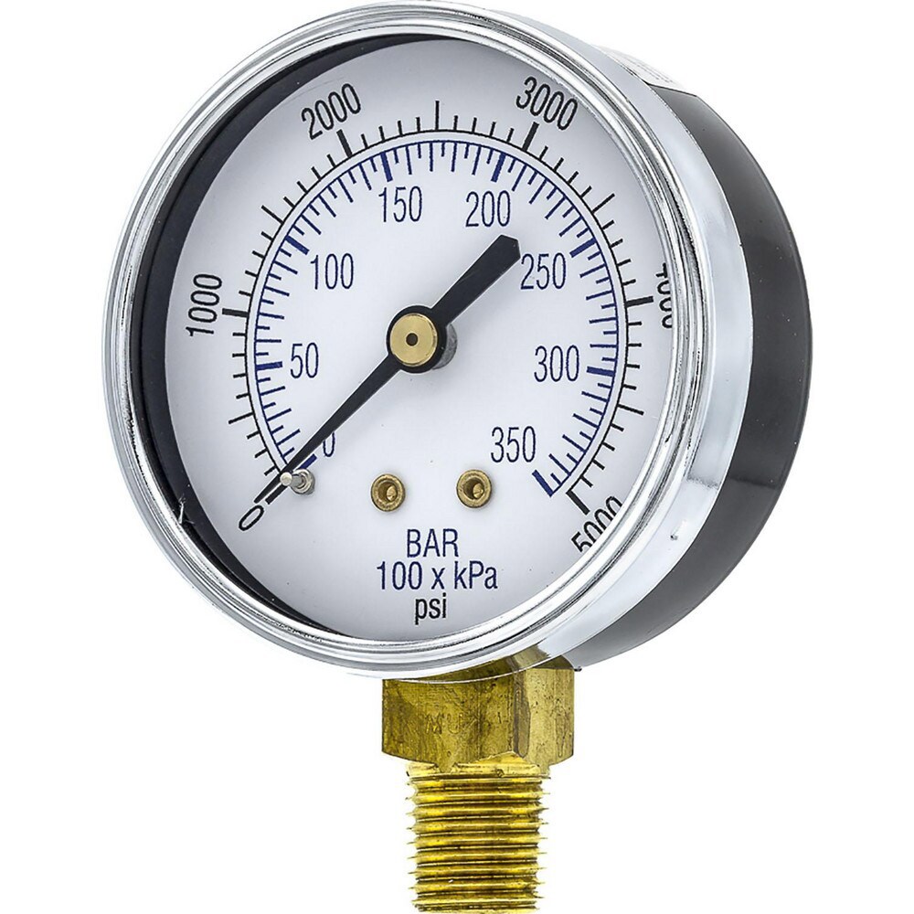 Pressure Gauges; Gauge Type: Utility Gauge ; Scale Type: Dual ; Accuracy (%): 3-2-3% ; Dial Type: Analog ; Thread Type: 1/4