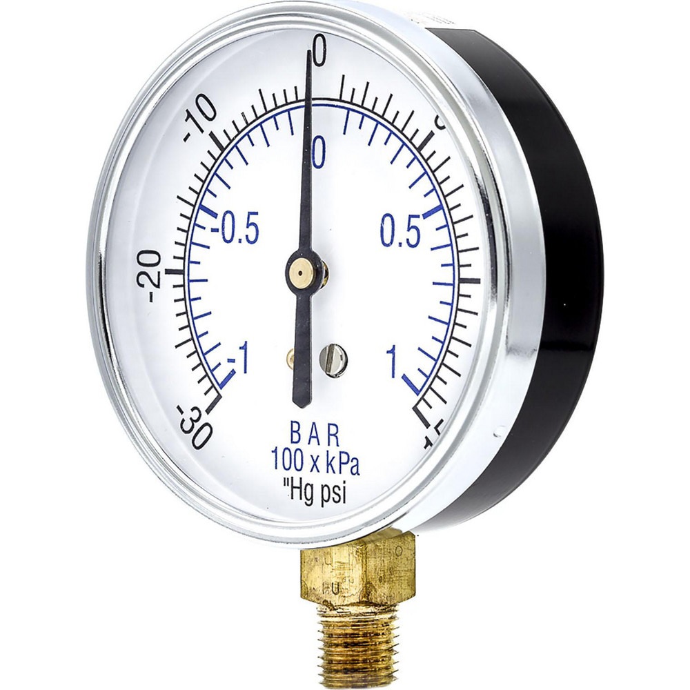 Pressure Gauges; Gauge Type: Utility Gauge ; Scale Type: Dual ; Accuracy (%): 3-2-3% ; Dial Type: Analog ; Thread Type: 1/4