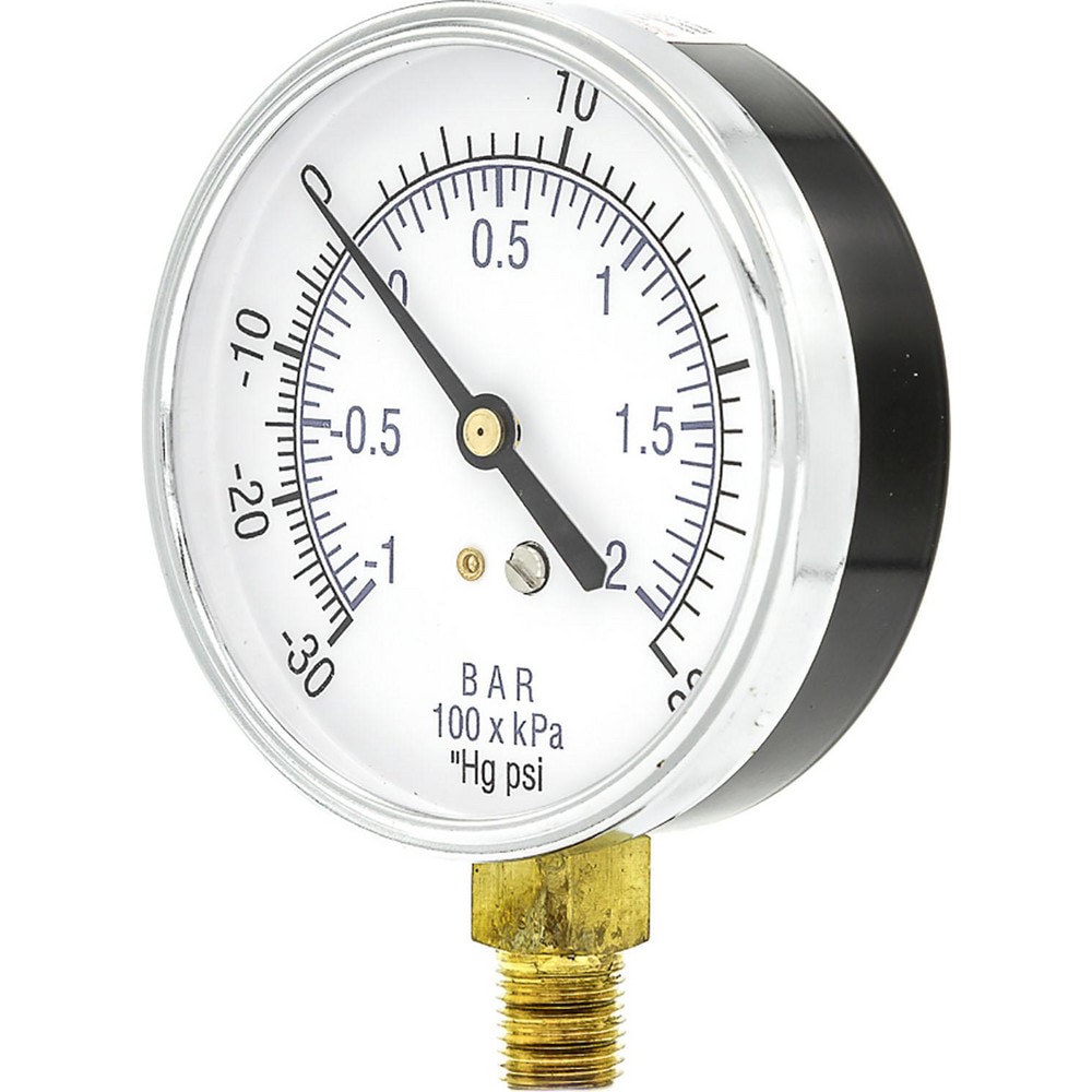 Pressure Gauges; Gauge Type: Utility Gauge ; Scale Type: Dual ; Accuracy (%): 3-2-3% ; Dial Type: Analog ; Thread Type: 1/4