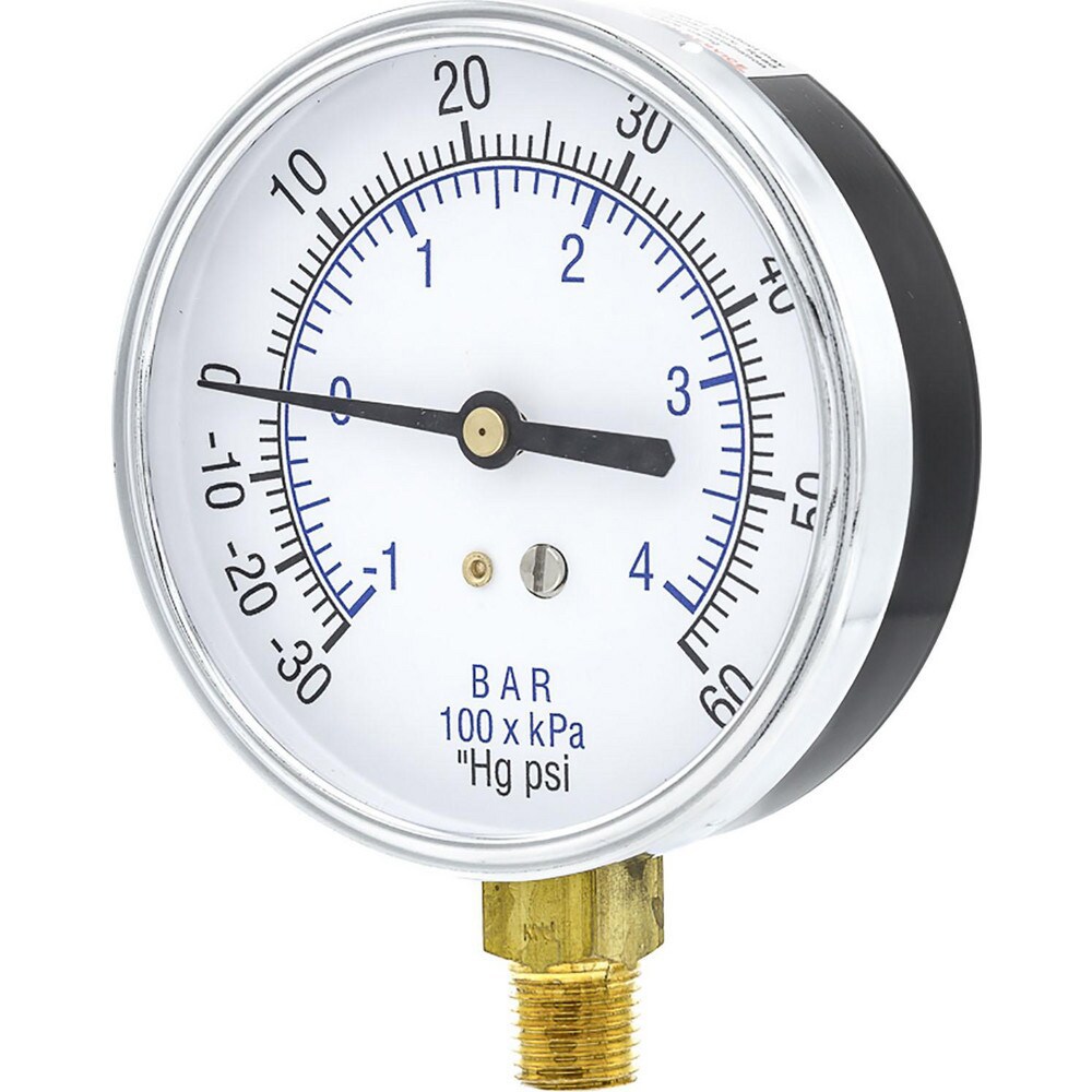 Pressure Gauges; Gauge Type: Utility Gauge ; Scale Type: Dual ; Accuracy (%): 3-2-3% ; Dial Type: Analog ; Thread Type: 1/4