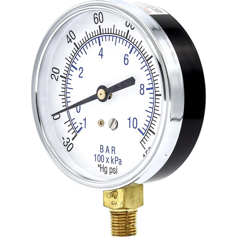 Pressure Gauges; Gauge Type: Utility Gauge ; Scale Type: Dual ; Accuracy (%): 3-2-3% ; Dial Type: Analog ; Thread Type: 1/4