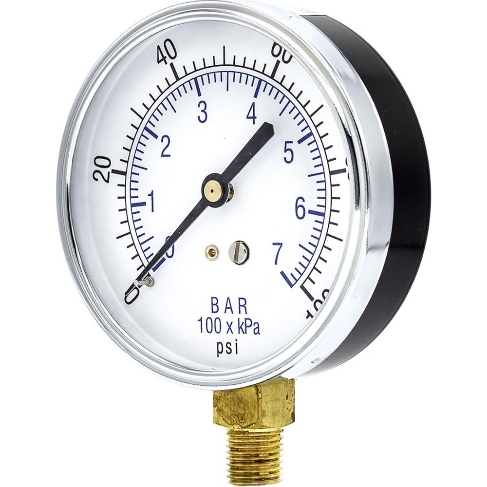 Pressure Gauges; Gauge Type: Utility Gauge ; Scale Type: Dual ; Accuracy (%): 3-2-3% ; Dial Type: Analog ; Thread Type: 1/4