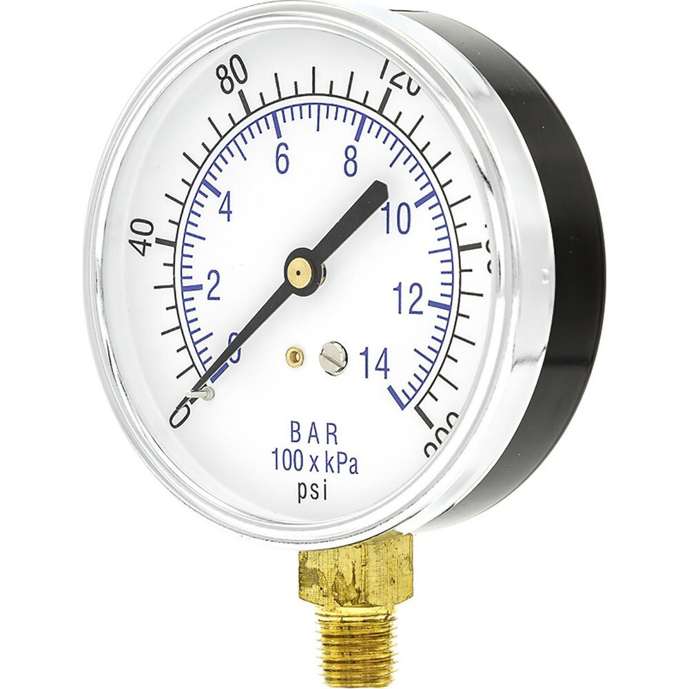 Pressure Gauges; Gauge Type: Utility Gauge ; Scale Type: Dual ; Accuracy (%): 3-2-3% ; Dial Type: Analog ; Thread Type: 1/4
