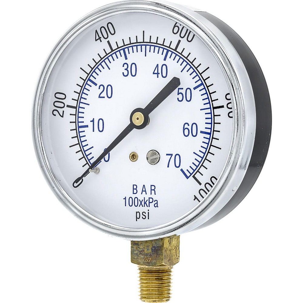 Pressure Gauges; Gauge Type: Utility Gauge ; Scale Type: Dual ; Accuracy (%): 3-2-3% ; Dial Type: Analog ; Thread Type: 1/4